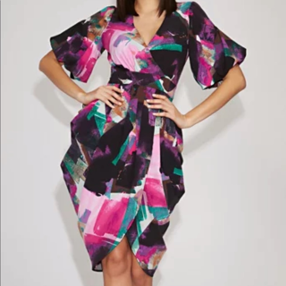 NY&Co x Gabrielle Union Multi Color Dress 😍